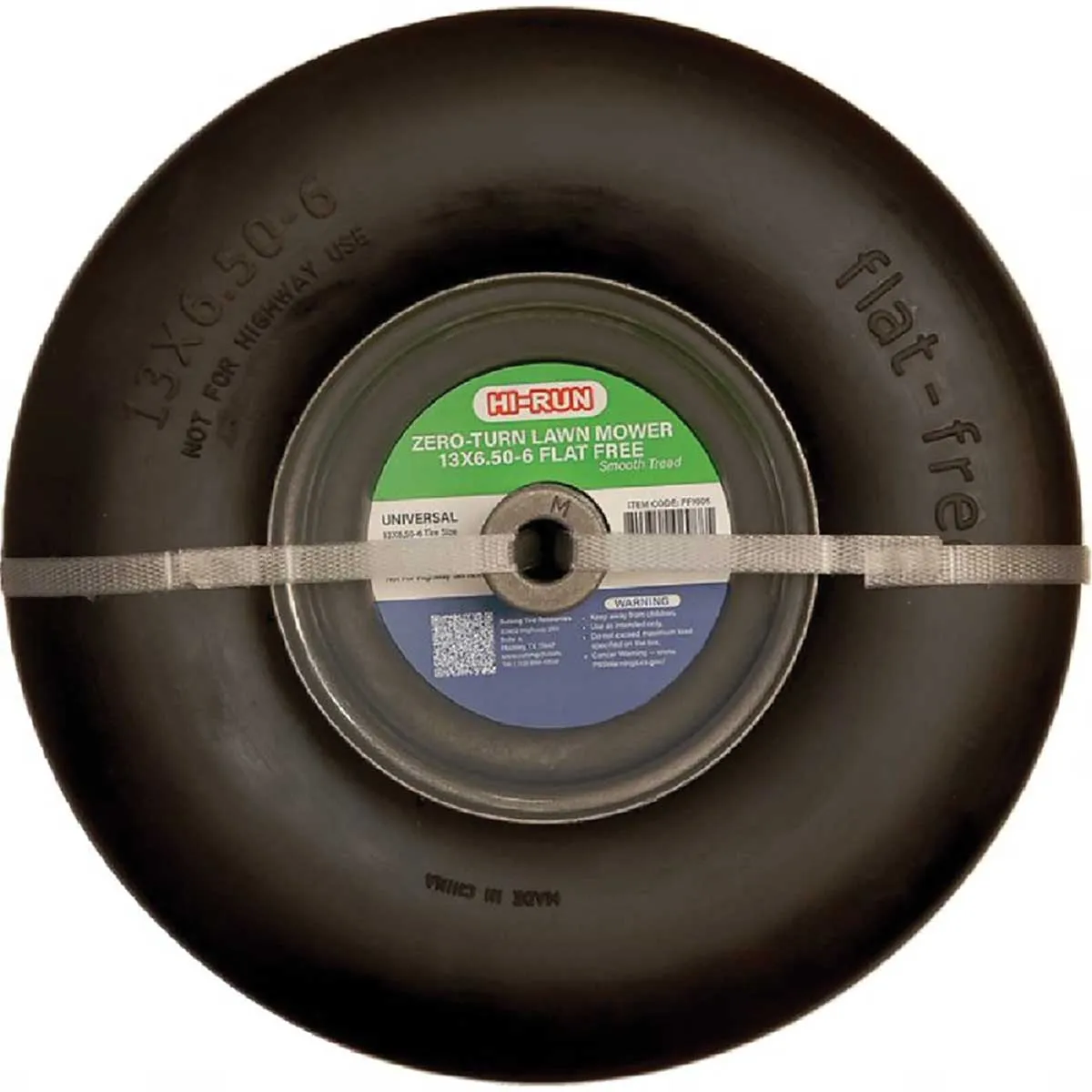 Hi-Run Smooth Flat Free Mower Tire Wheel Assemblies