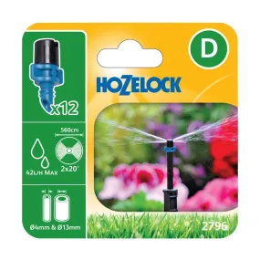 Hozelock Strip Micro Spray Jets (Pack of 12) 2796