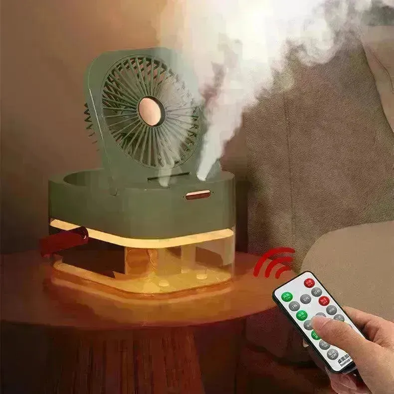Humidifier Spray Fan Portable Fan Air Cooler Air Humidifier USB Fan Desktop Fan With Night Light For Summer Home Appliance
