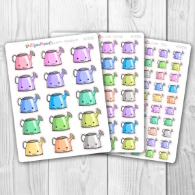 Kawaii Watering Can Deco Stickers | AD055