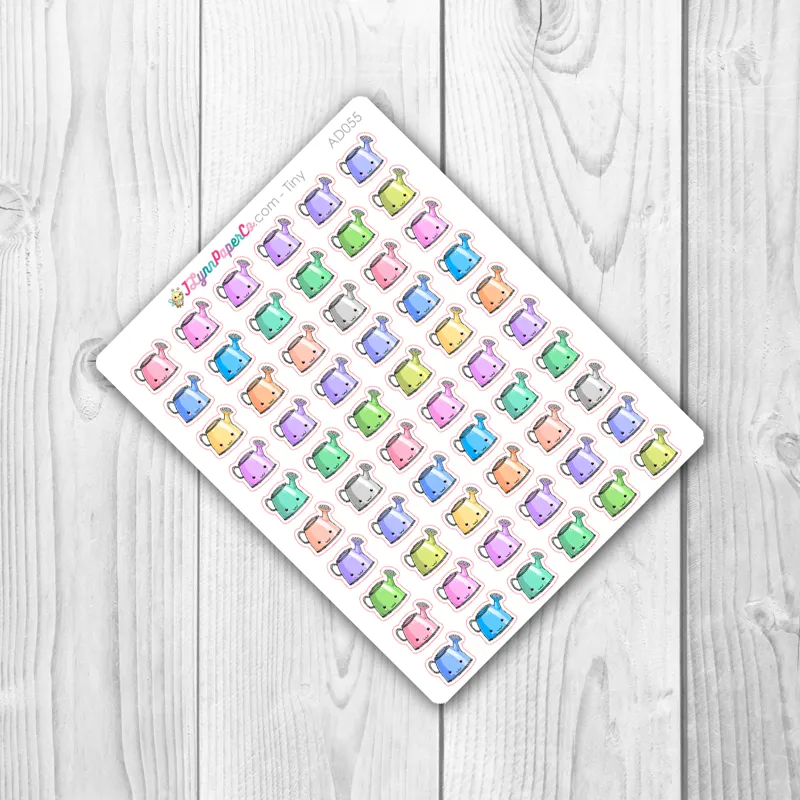 Kawaii Watering Can Deco Stickers | AD055