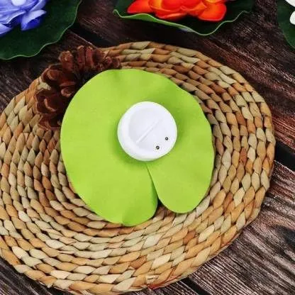 KOMRID Sensor Water Floating Diyas Smokeless Flameless Candles Lotus Flowers Led Tea Light Candle, Diwali Navratri Decoration, Home Decor Items(Pack of 6)