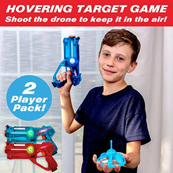 Laser Launchers Laser Tag Drone Target Set - 2 Player Pack - Ages 6 