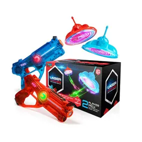 Laser Launchers Laser Tag Drone Target Set - 2 Player Pack - Ages 6 