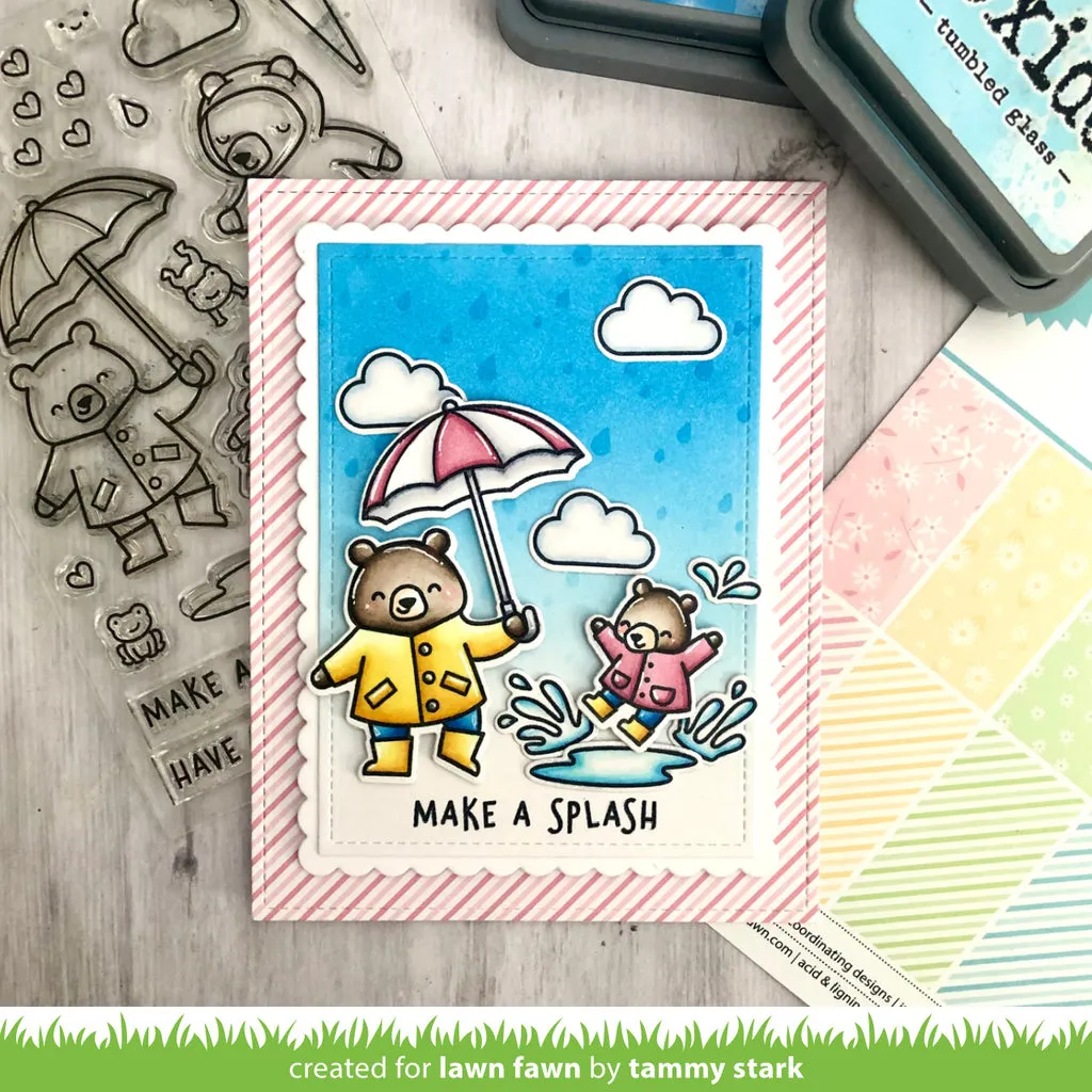 LAWN FAWN: Beary Rainy Day | Lawn Cuts Die
