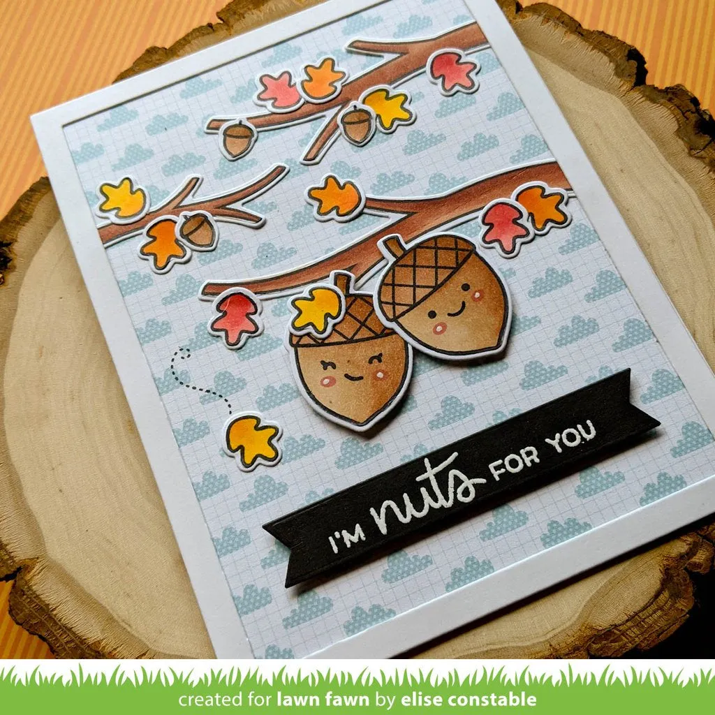 LAWN FAWN: Big Acorn | Lawn Cuts Die.