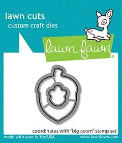 LAWN FAWN: Big Acorn | Lawn Cuts Die.