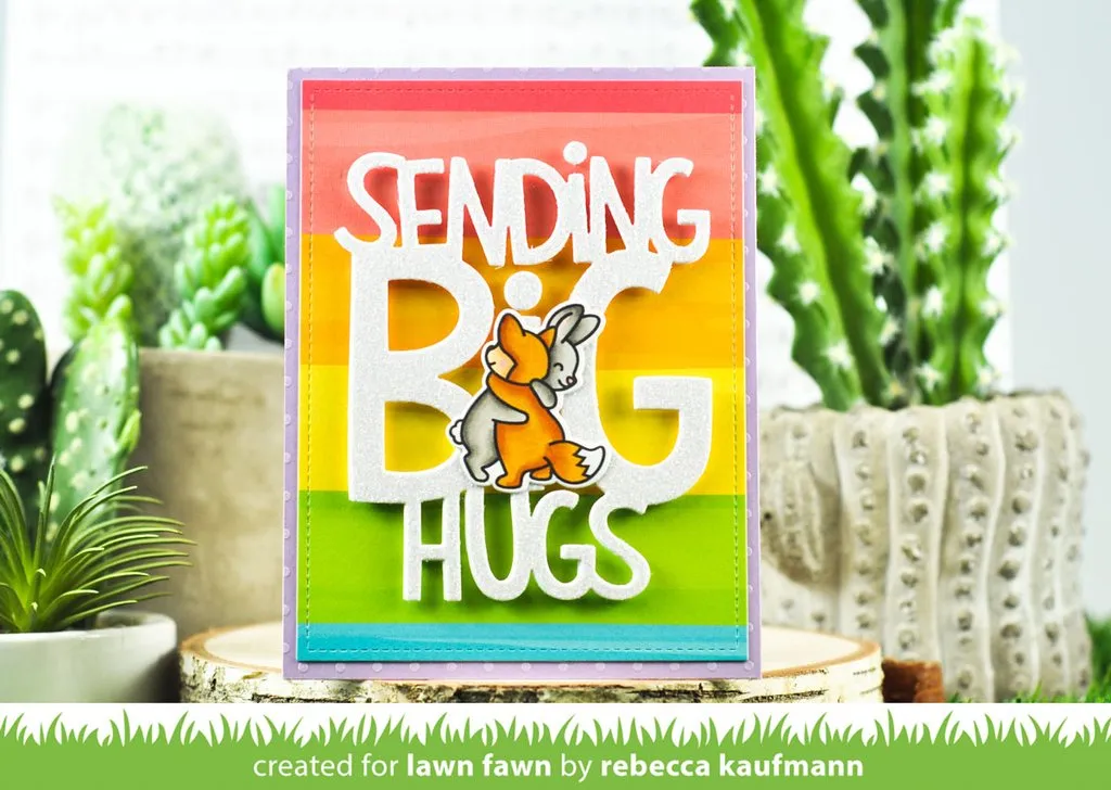 LAWN FAWN: Happy Hugs | Lawn Cuts Die