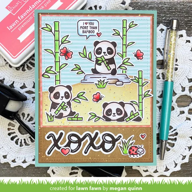 LAWN FAWN: I Heart Pandas | Lawn Cuts Die