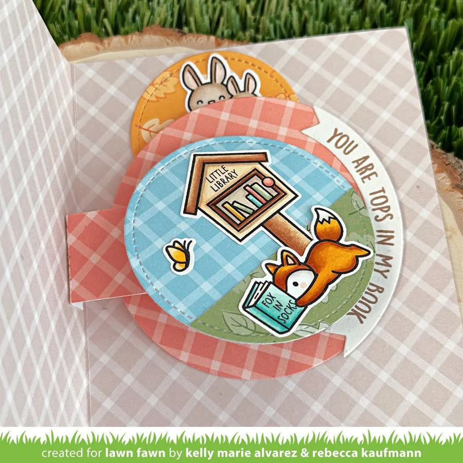 LAWN FAWN: Little Woodland Library | Lawn Cuts Die