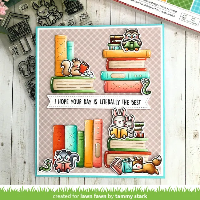 LAWN FAWN: Little Woodland Library | Lawn Cuts Die