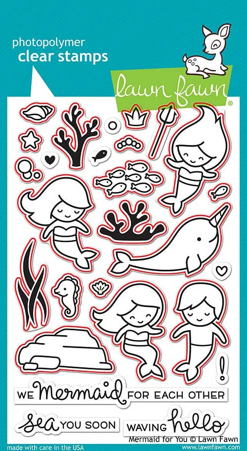 LAWN FAWN: Mermaid For You Lawn Cuts Die