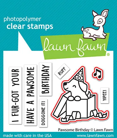 LAWN FAWN: Pawsome Birthday | Lawn Cuts Die