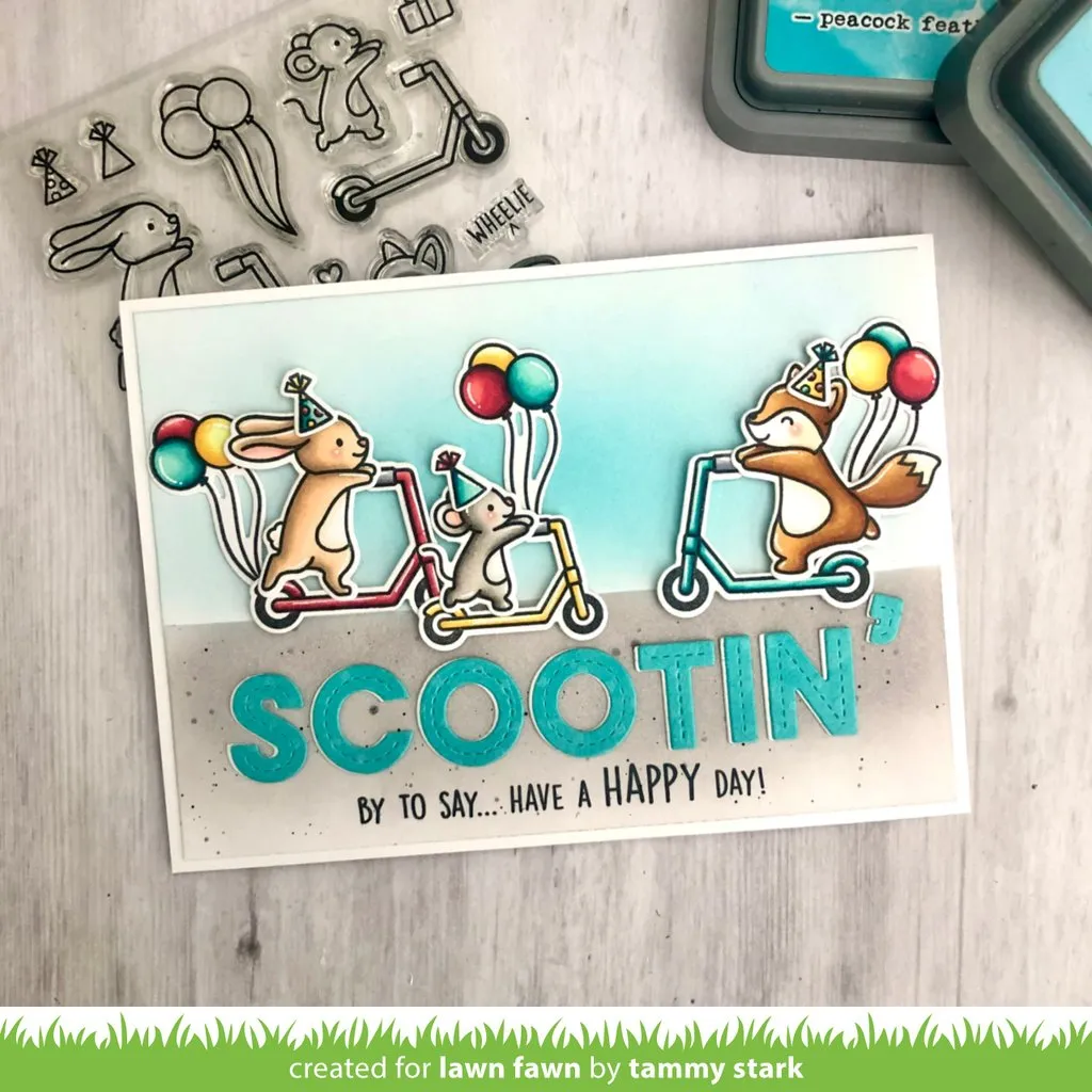 LAWN FAWN: Scootin' By | Lawn Cuts Die
