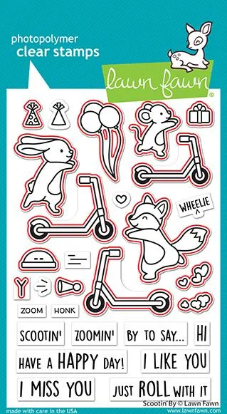LAWN FAWN: Scootin' By | Lawn Cuts Die