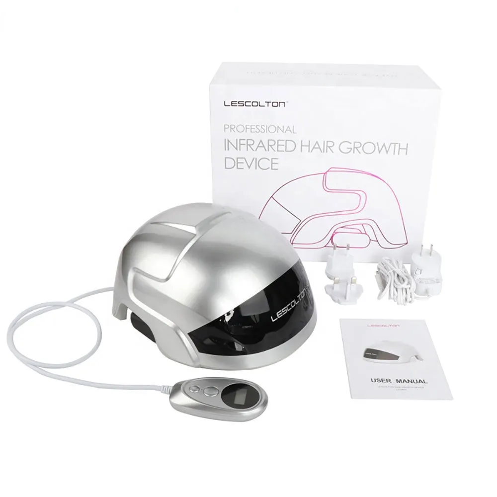 LESCOLTON Hair Growth Helmet Laser Cap Infrared Light LED Helmet Hair Growth Hat Hair Loss Device