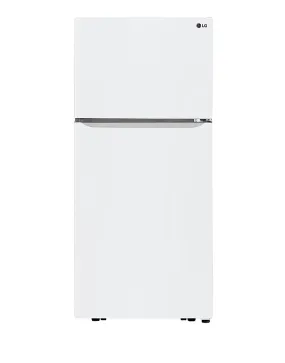 LG - 20.2 Cu. Ft. Top-Freezer Refrigerator - White LTCS20020W