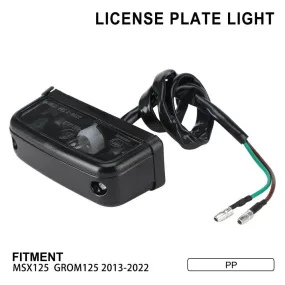 License Plate Lamp For MSX125 Grom125