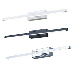 Lineal LED Vanity Light CCT Medium 12w White, Black, Chrome