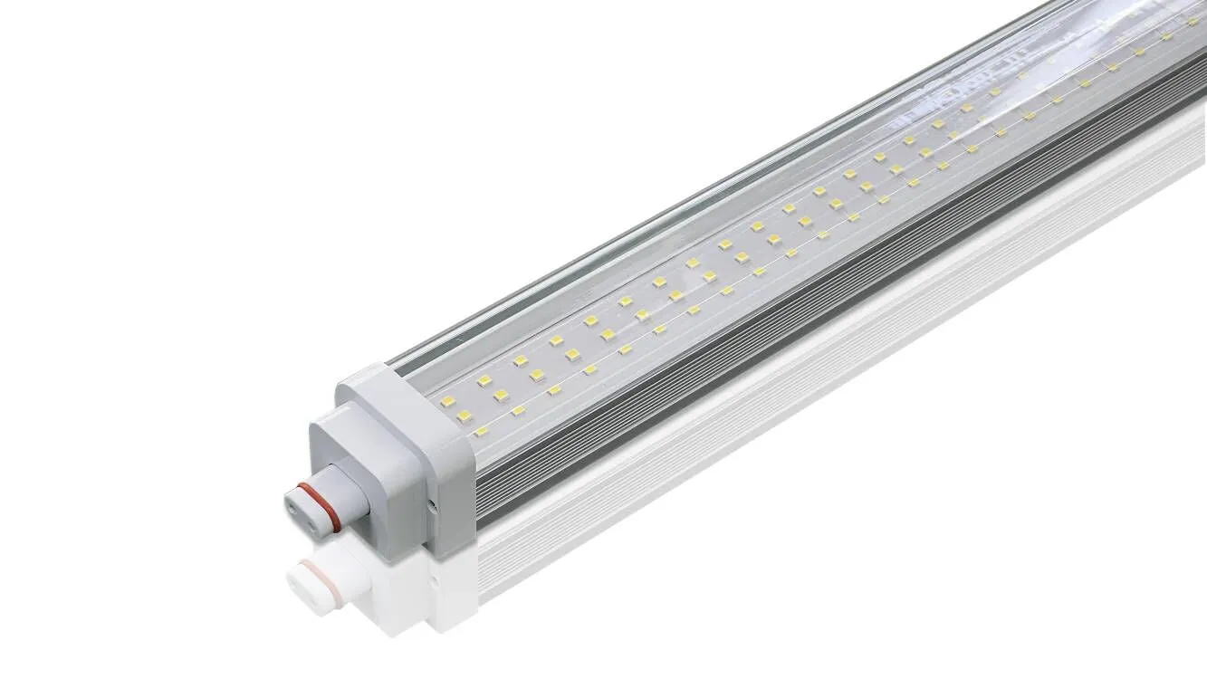 Linkable IP55 WATER PROOF LED SHOP LIGHT 4FT 40W 5,600 LUMENS 100-277VAC ETL, DLC LISTED