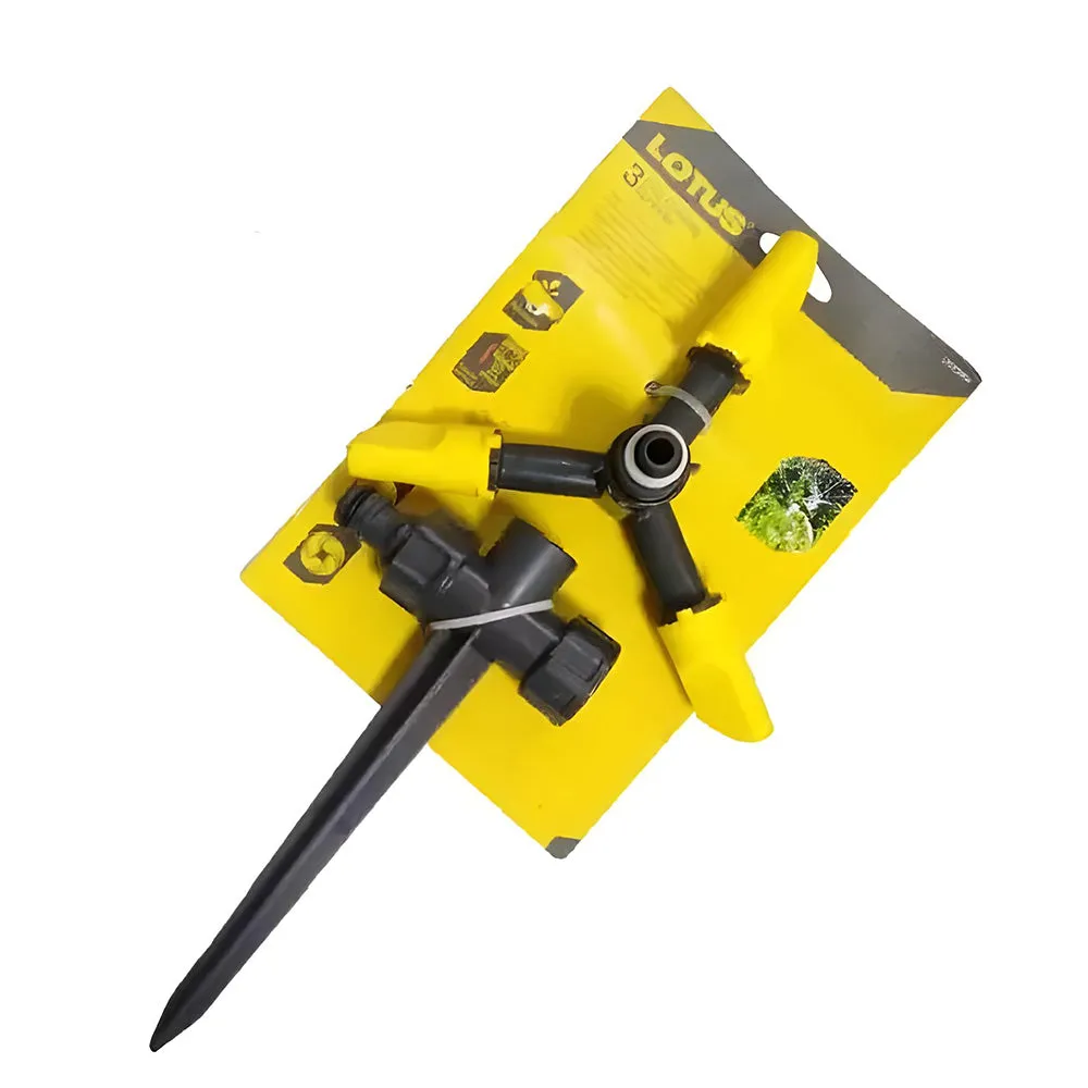 Lotus 3-Arm Garden Rotating Sprinkler (LTGT3VRX)