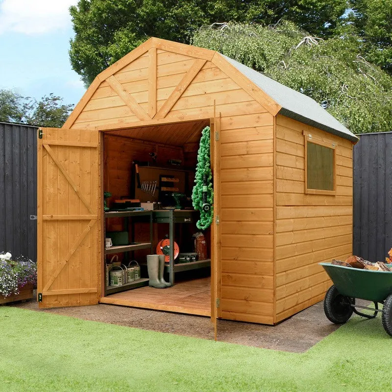 Mercia Premier 7' 10" x 7' 10" Barn Shed - Premium Dip Treated Shiplap