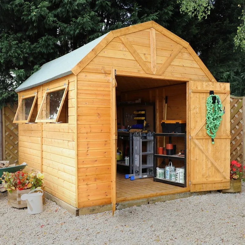 Mercia Premier 8' 5" x 9' 10" Barn Shed - Premium Dip Treated Shiplap