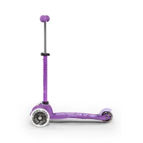 Mini Micro Deluxe LED 3 Wheel Scooter - Purple