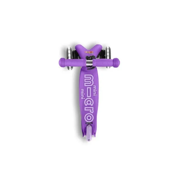 Mini Micro Deluxe LED 3 Wheel Scooter - Purple