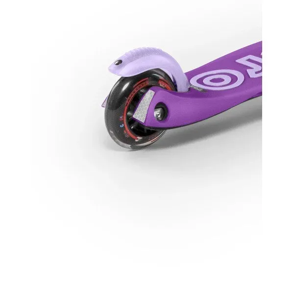 Mini Micro Deluxe LED 3 Wheel Scooter - Purple