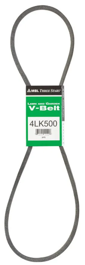 Mitsuboshi Super KB 4LK500 V-Belt 0.5 in. W X 50 in. L For Riding Mowers