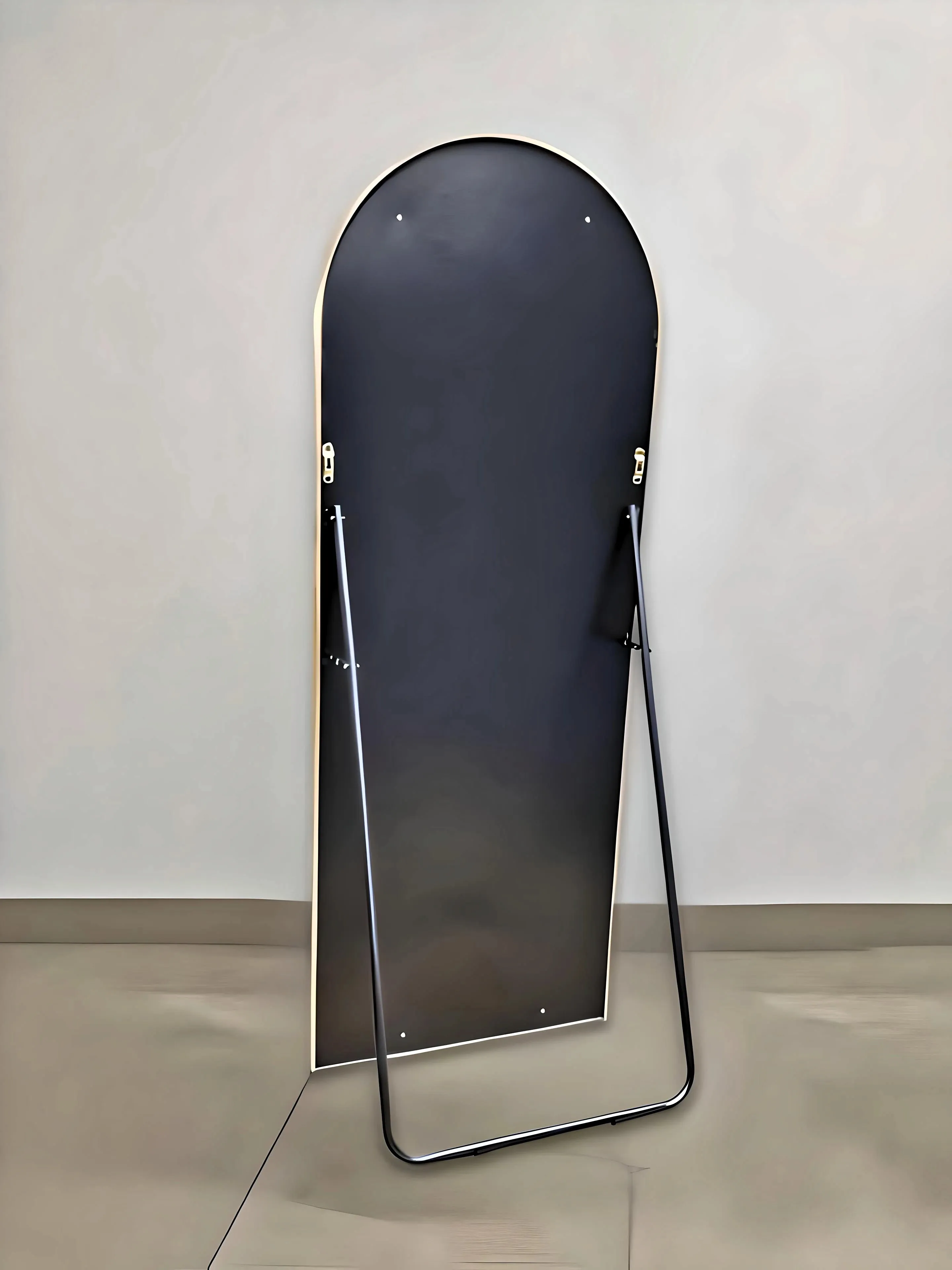 Modern LED Metal Standing  Mirror