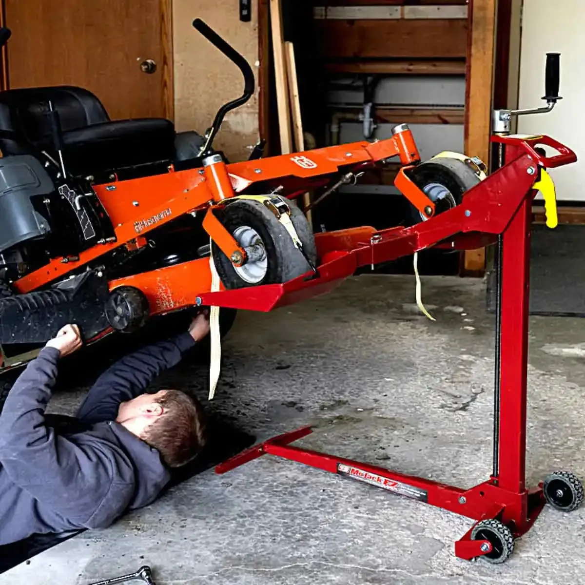 MoJack EZ Max Mower Lift