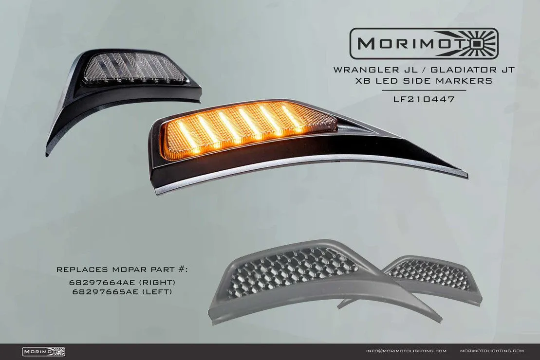 Morimoto Jeep Wrangler JL / JT (2018 ) XB LED Side Marker Lights