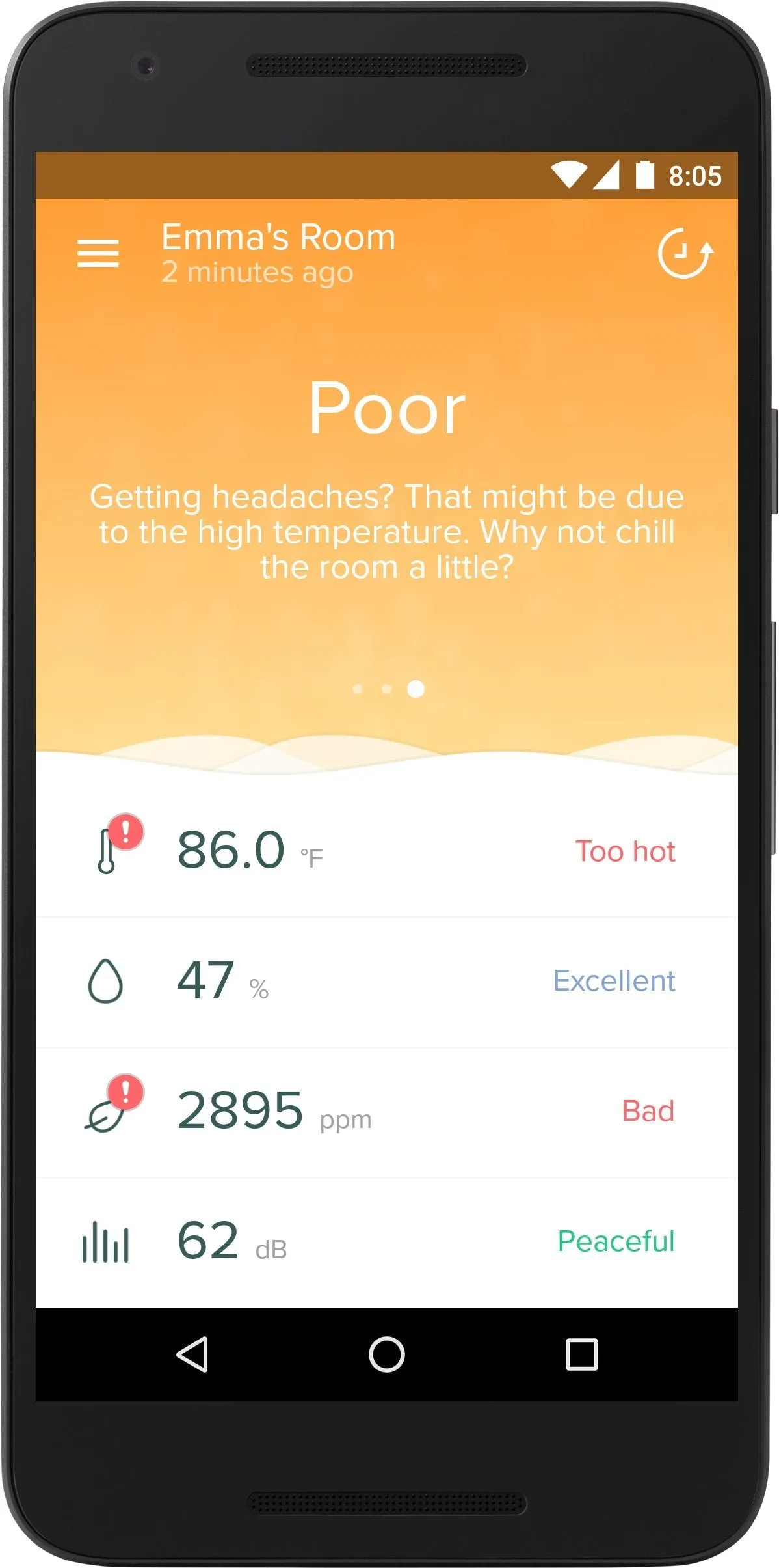 Netatmo Smart Indoor Air Quality Monitor (temperature, humidity, noise and CO2 sensors), NHC-UK