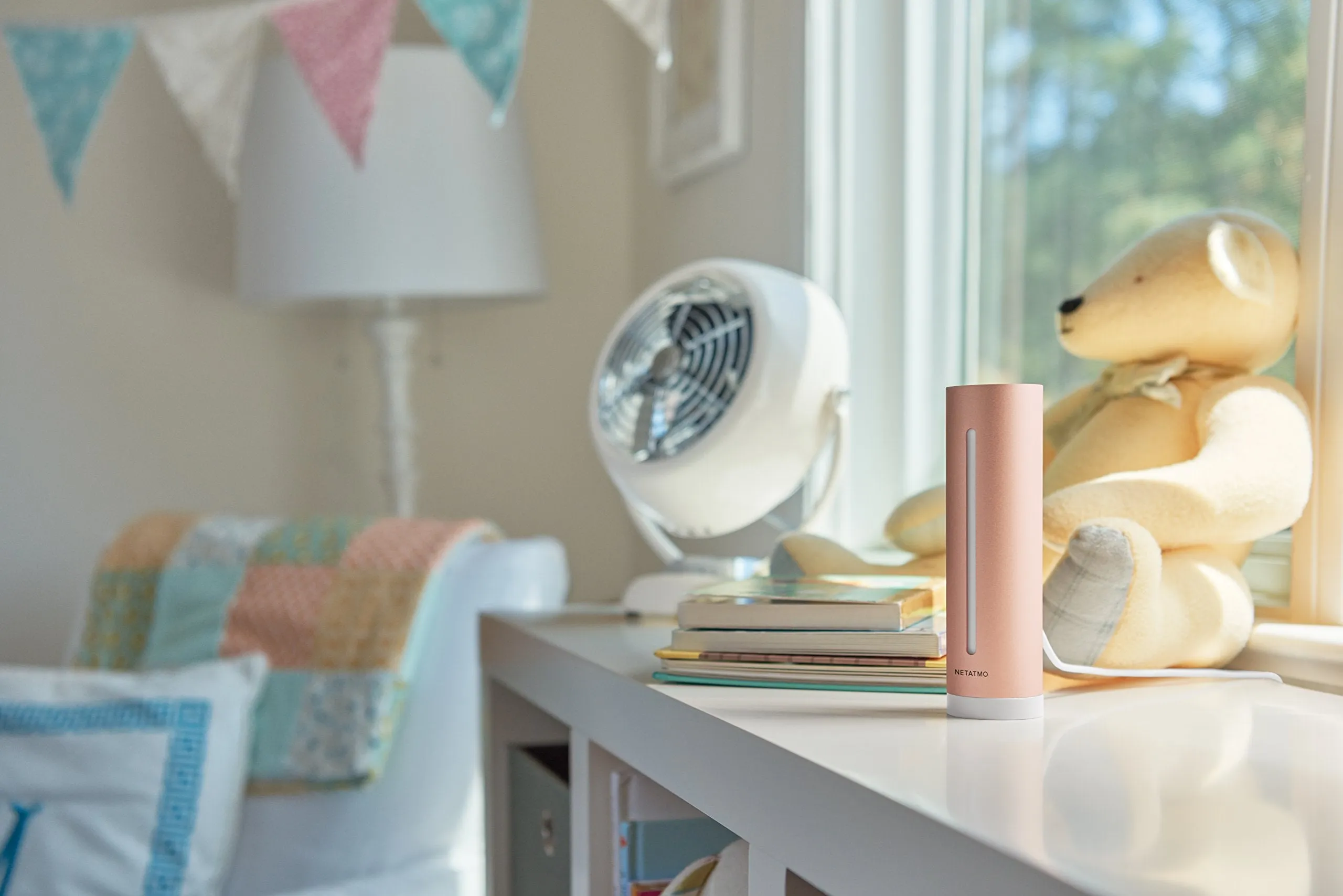 Netatmo Smart Indoor Air Quality Monitor (temperature, humidity, noise and CO2 sensors), NHC-UK
