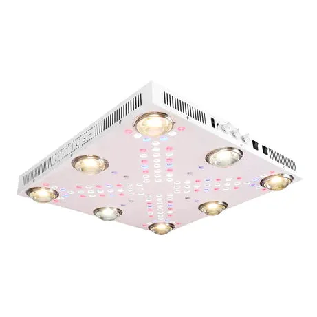 Optic LED Optic 8  Gen3 Dimmable LED Grow Light 700w (UV/IR) 3500k COBS 120 Degree Lenses