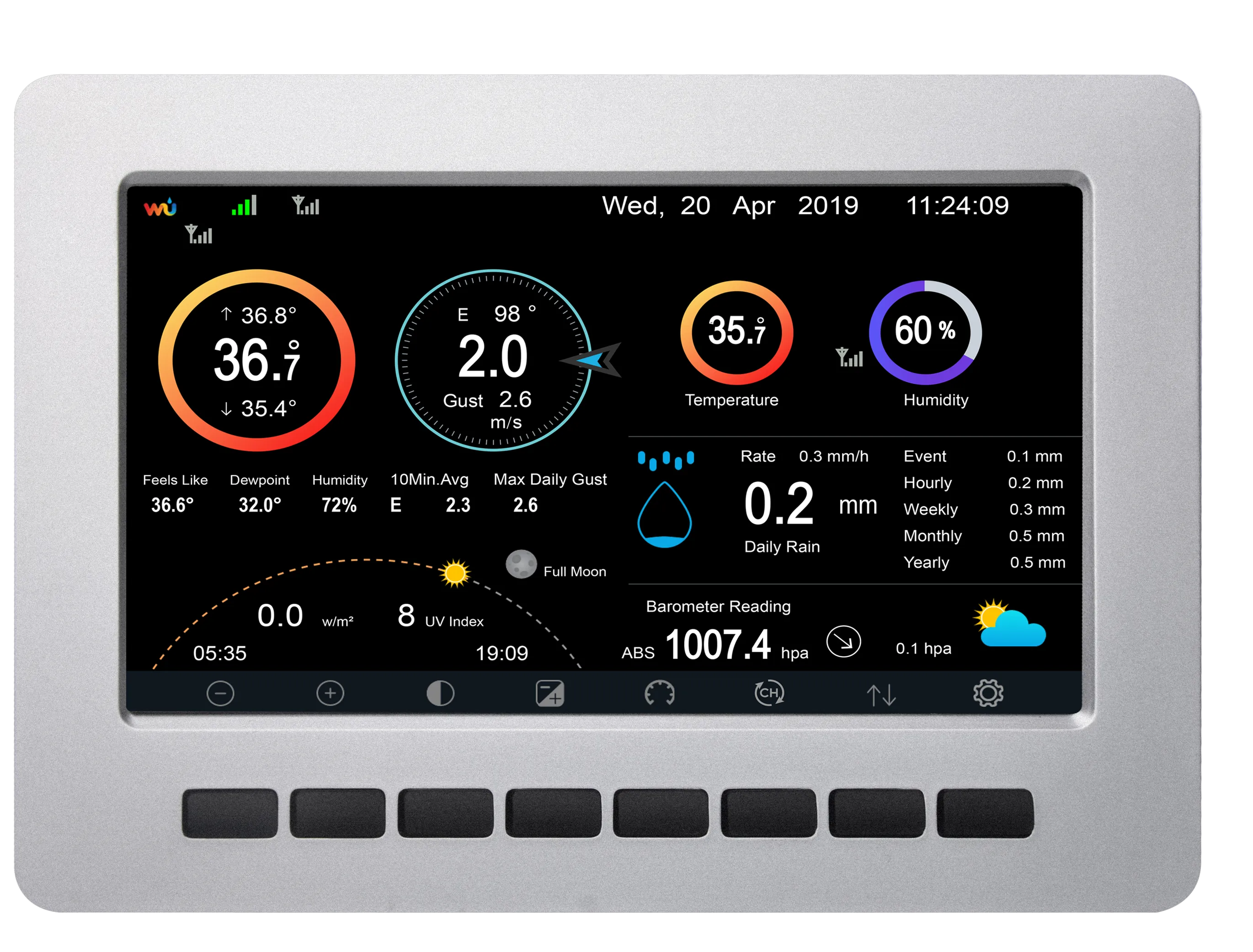 PanTech Weather Station Console-Compatibility PT-HP2550 and PT-HP2553 Weather Stations-AU STOCK