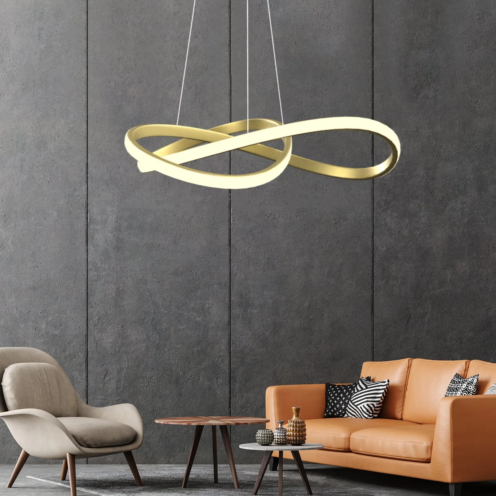 PHIX Modern LED Pendant Light Fixture Dimmable with Color Temperature Selectable