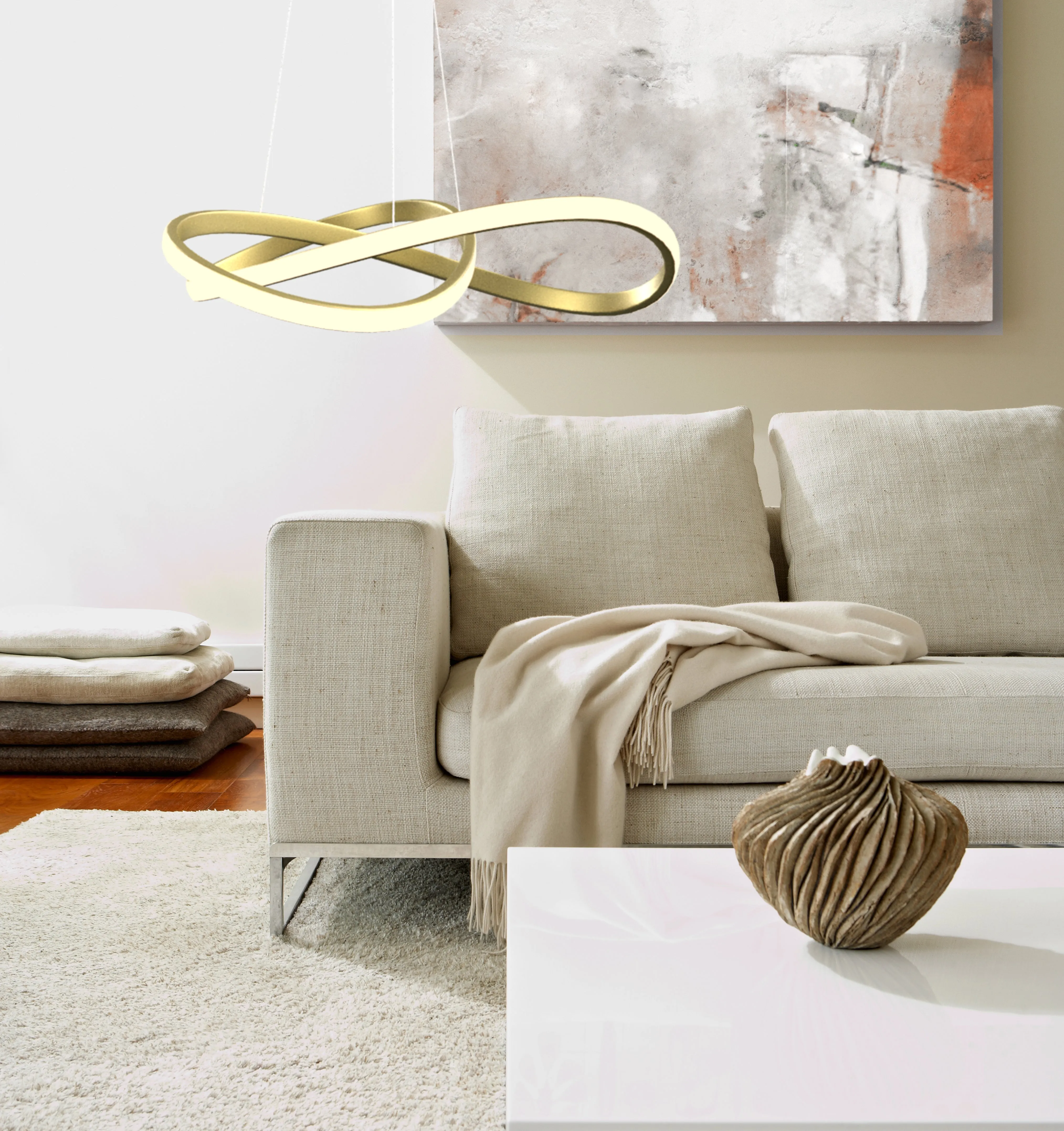 PHIX Modern LED Pendant Light Fixture Dimmable with Color Temperature Selectable