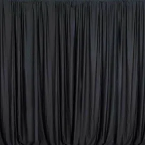 Pipe & Drape with Black Curtain
