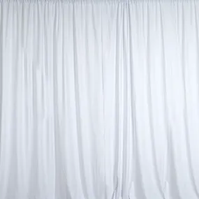 Pipe & Drape with White Curtain