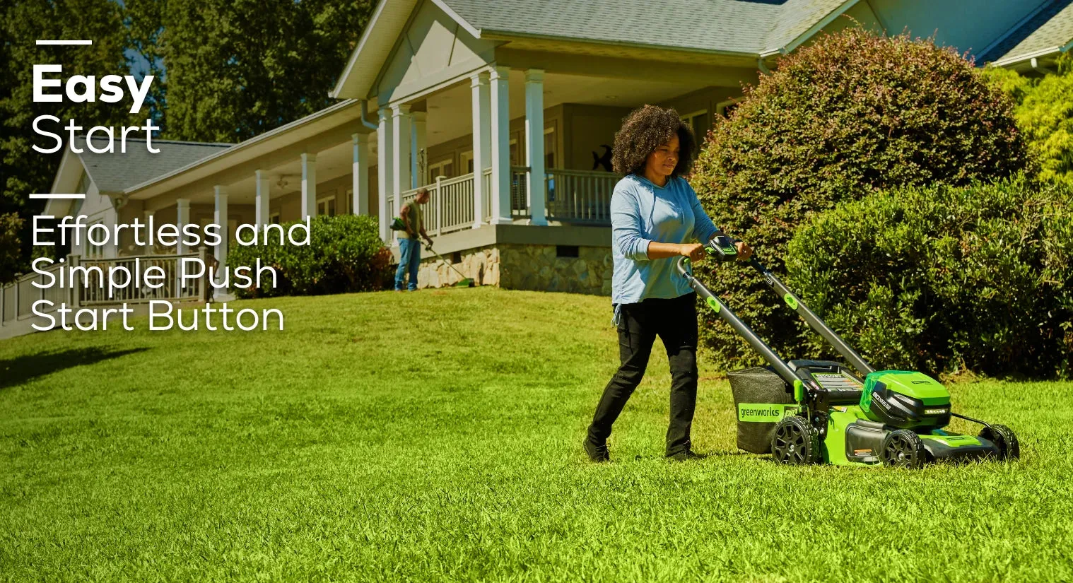 Pro 80V 21-inch Cordless Battery Self-Propelled Lawn Mower with 5.0Ah Battery & Rapid Charger