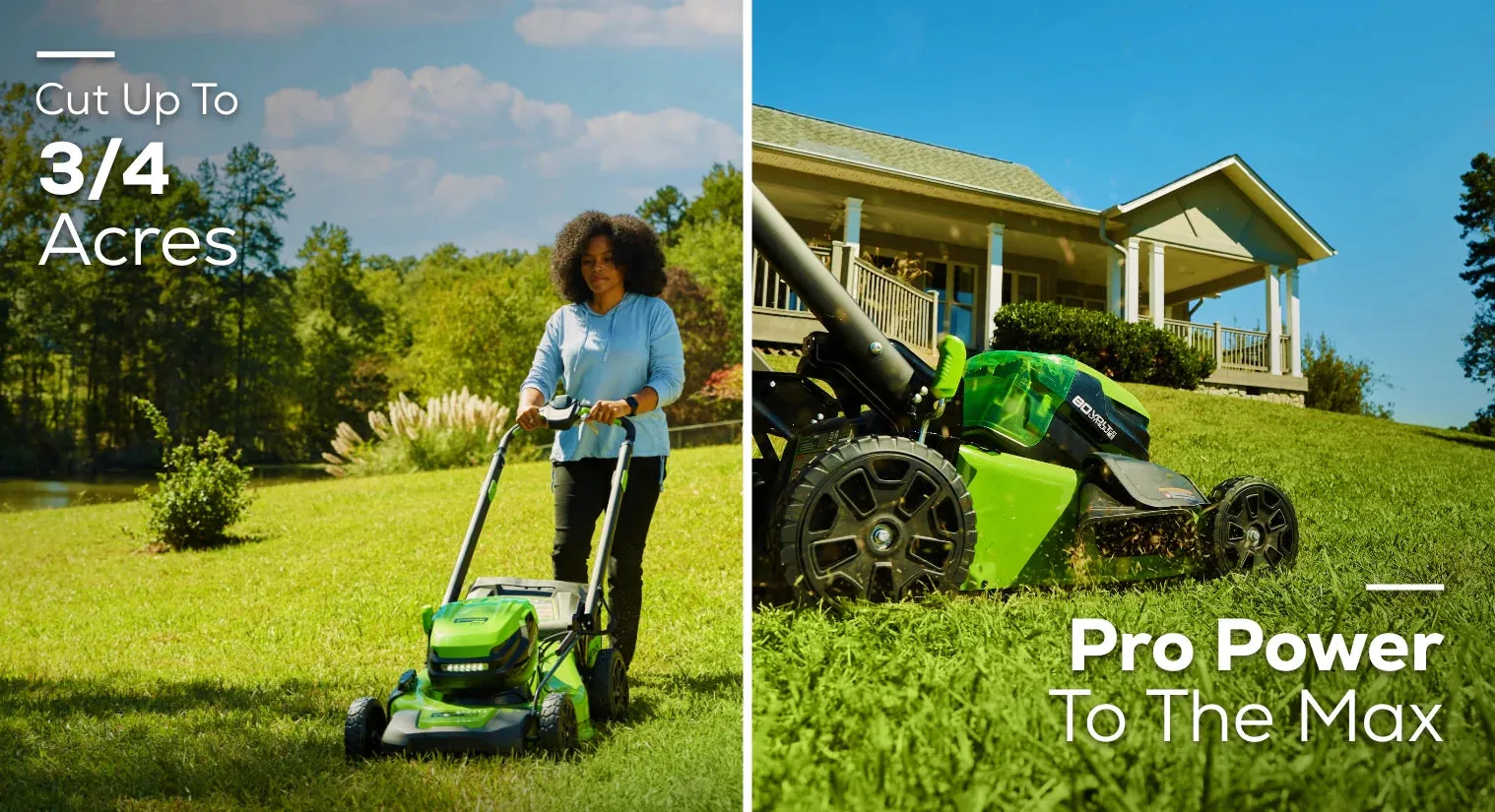 Pro 80V 21-inch Cordless Battery Self-Propelled Lawn Mower with 5.0Ah Battery & Rapid Charger