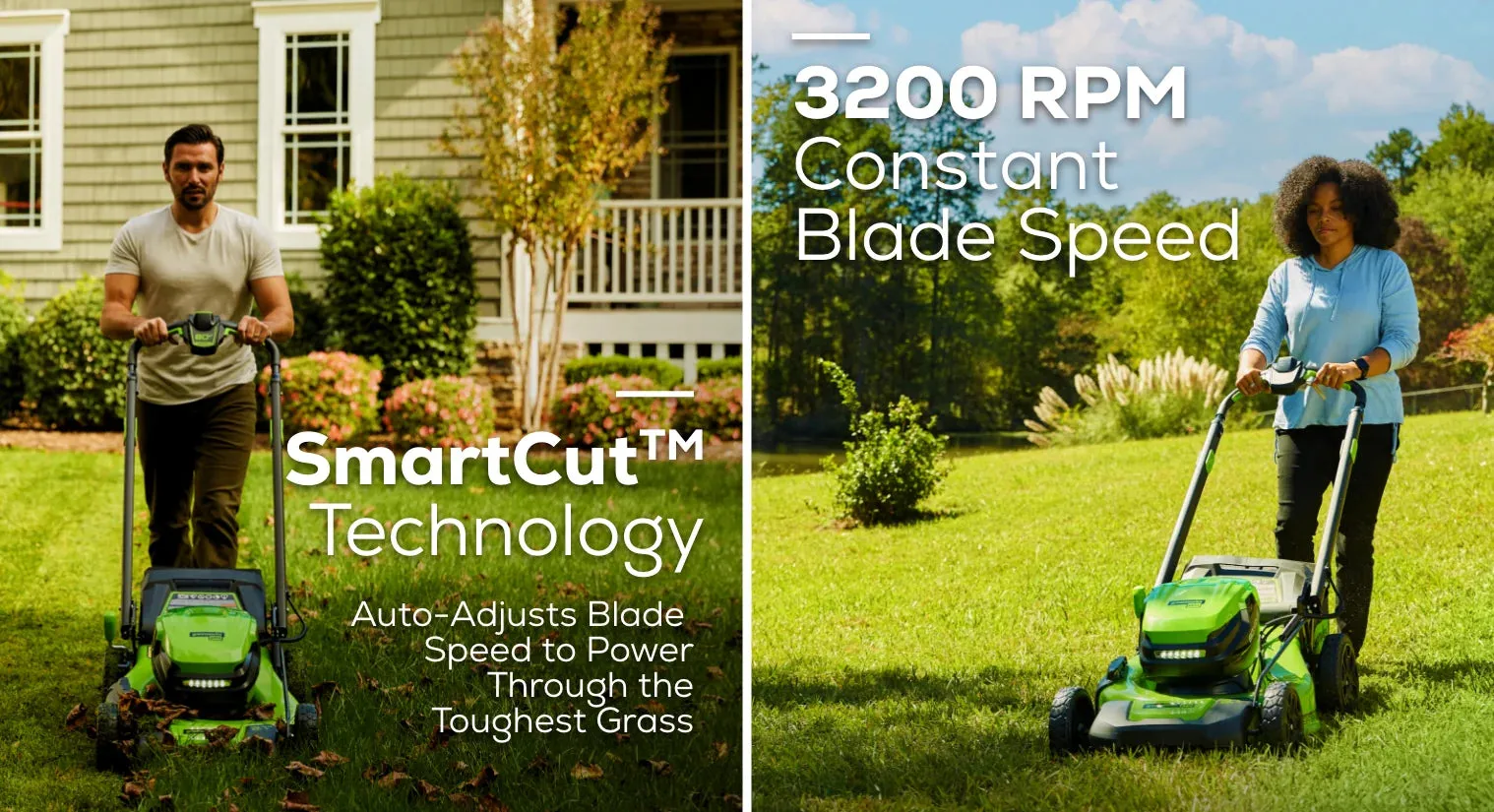 Pro 80V 21-inch Cordless Battery Self-Propelled Lawn Mower with 5.0Ah Battery & Rapid Charger