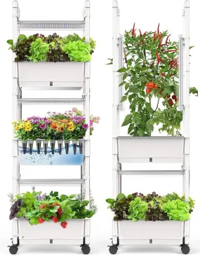 **"Indoor Aquatic Plant Growth System - Versatile 42 Pod Hydroponic Planter with Easy Setup"**