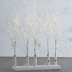 Raz Imports Yuletide Gathering 30" Birch Lighted Grove