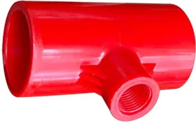 RentACoop Pack of Tee Fittings for 1/2" Schedule 40 Plastic Piping with 1/8" FTP Threads for Chicken Auto-Fill Water Cups, Horizontal Nipples, Rabbit Nipples and Auto-Fill Metal Cups…