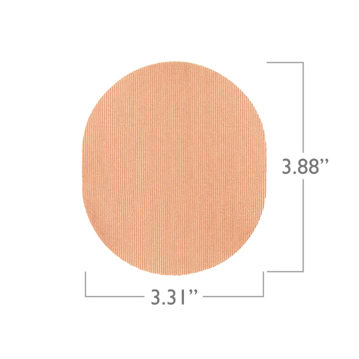 RightCare CGM Adhesive Patch made with KT Tape, Universal, Bag of 25