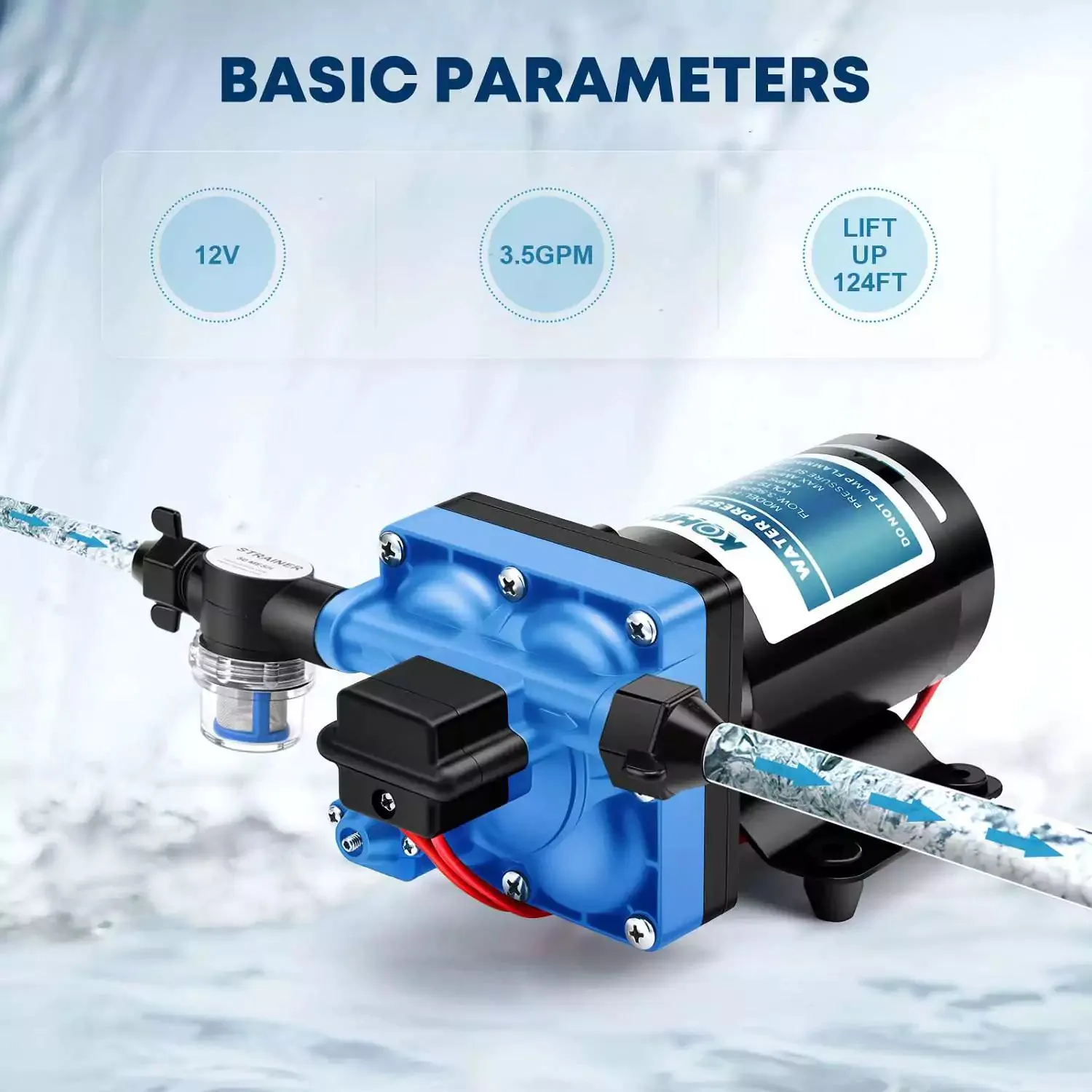 RV Fresh Water Pump 3.5 GPM